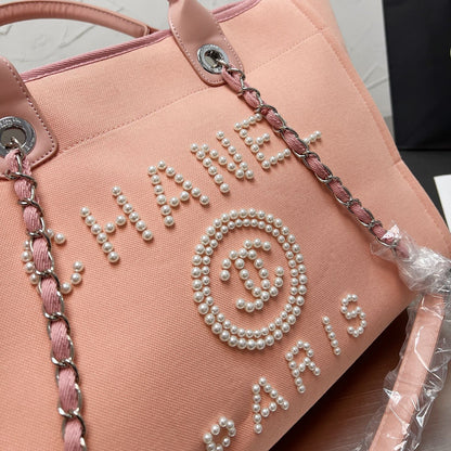 Sac de plage brodé de perles
