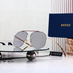 7 Color Classic Double Bridge Aviator Sunglasses - 51003
