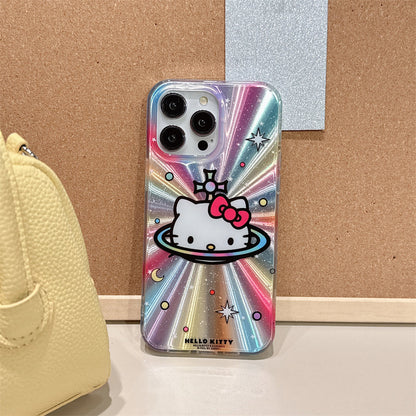 Bonita funda tipo atril de dibujos animados de láser