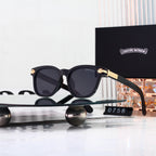 Retro Square Acetate Frame Sunglasses - 0758