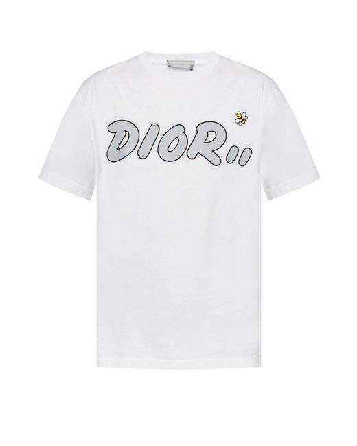 T-shirt noir imprimé rose