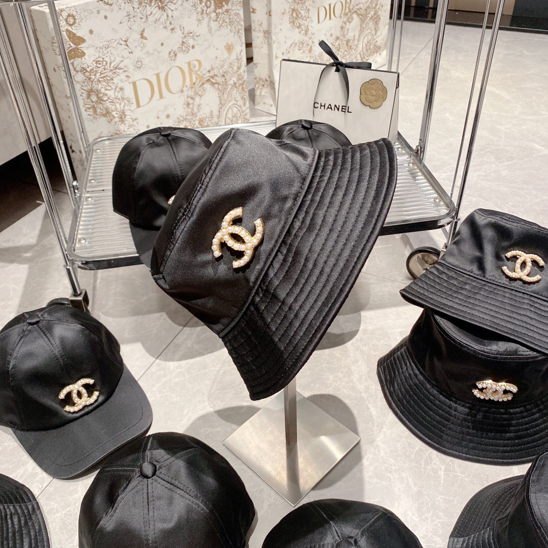 Sombrero de Cubo Cómodo con Logotipo de Perla