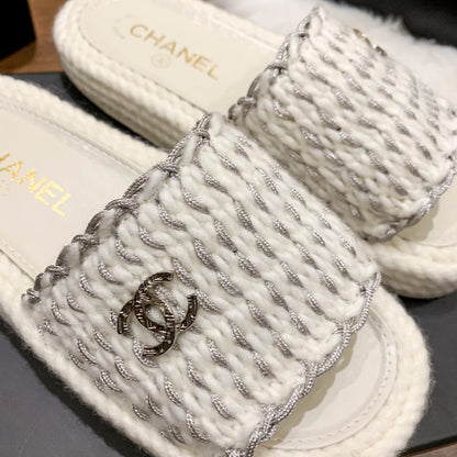 Zapatillas Planas Tejidas de Moda