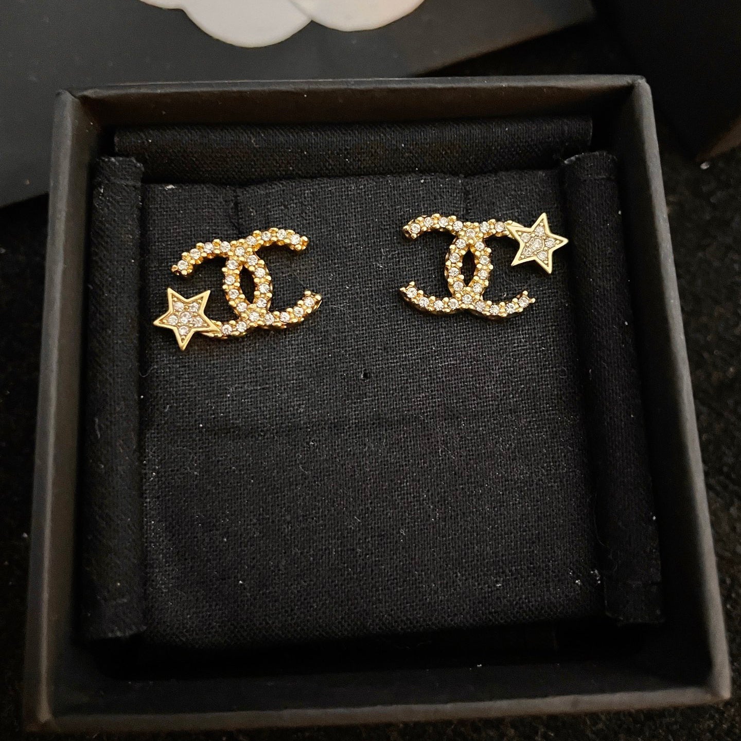 Pendientes de estrella de circonita brillante