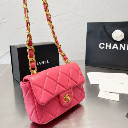 Mini Bolso de Hombro con Cadena