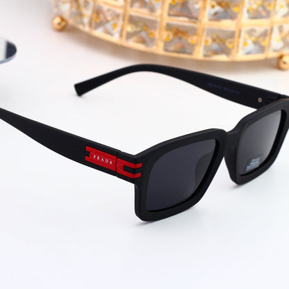 Luxury Metal Polygon Sunglasses Brand Design Fashion 6111