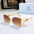 6 Color Hollow Square Metal Sunglasses - VE1874