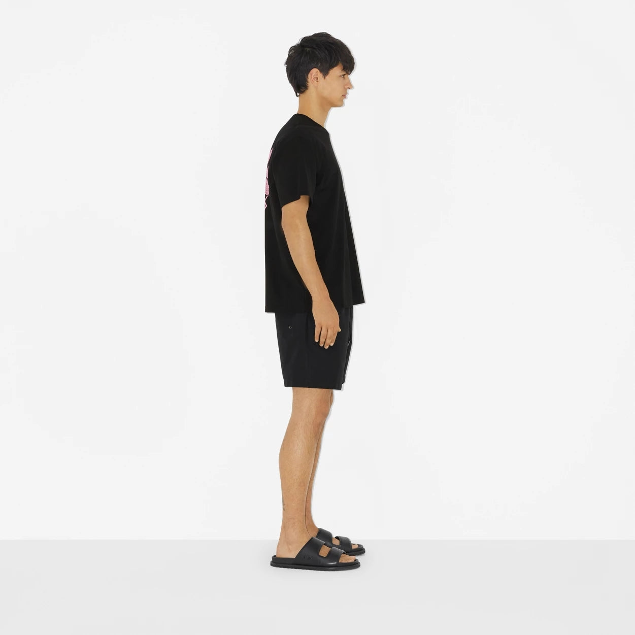 T-shirt en coton blason feuille de chêne
