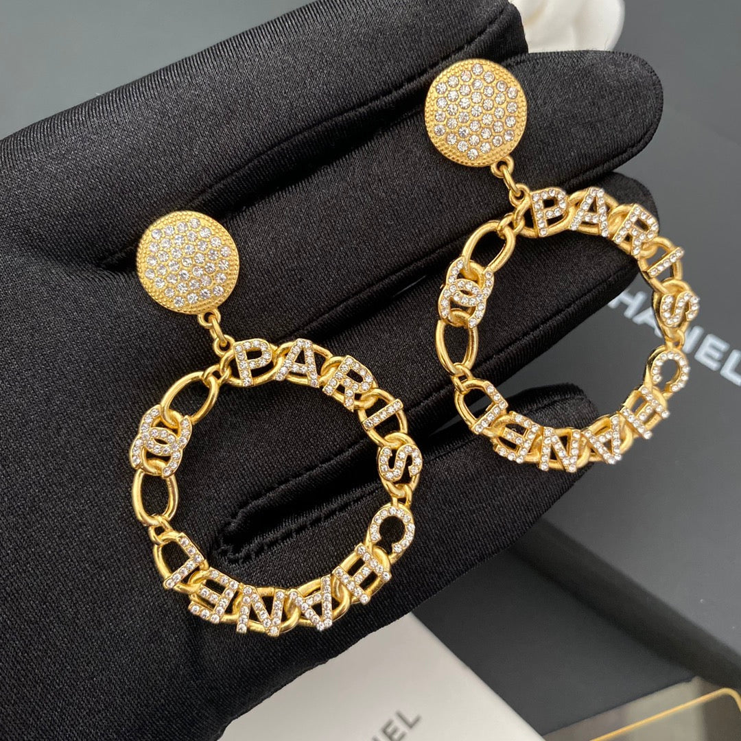 Boucles d'oreilles créoles gravées