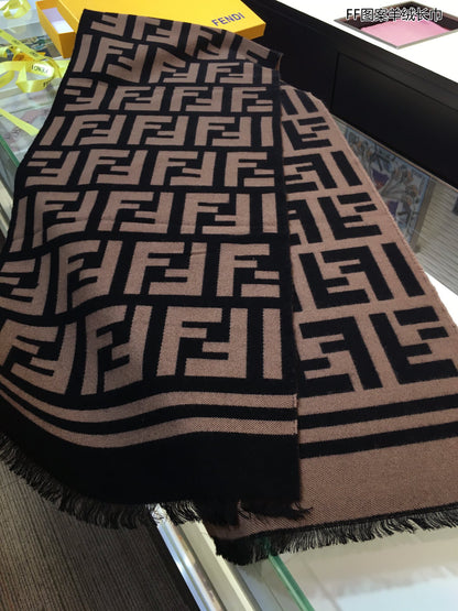 💖✨😘👍 New Geometric Jacquard Wool & Silk Long Scarf 💟