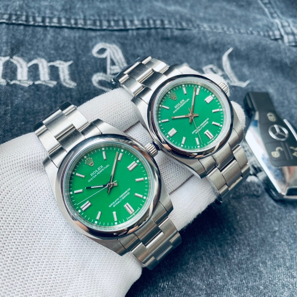 Men’s Stainless Steel Automatic Mechanical Watch – Colorful Dial Collection, Classic Luxury Style