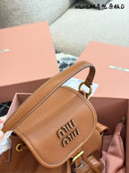 Minimalist Brown Leather Backpack | Small & Large Sizes 🤎