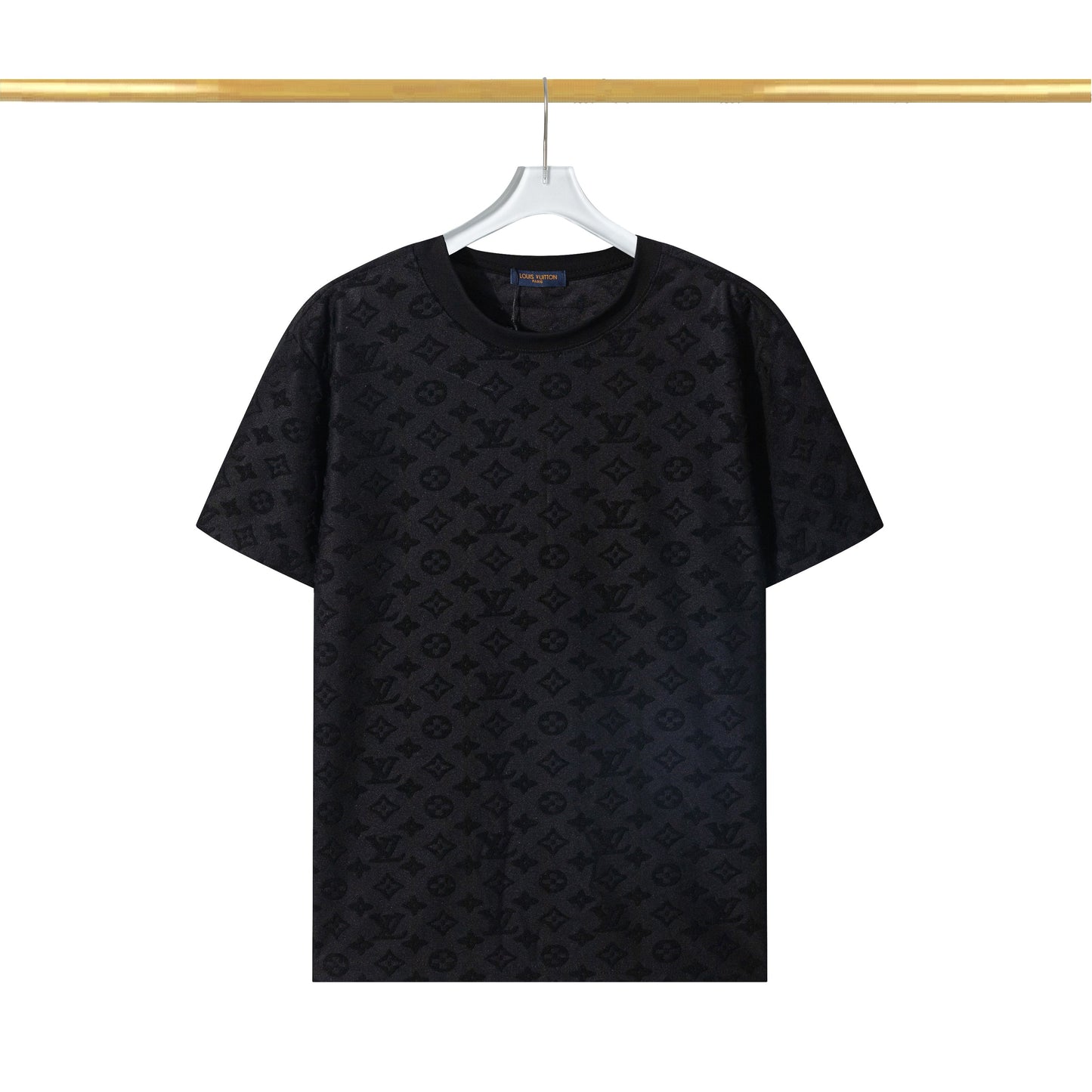 T-shirt en coton molletonné à carreaux