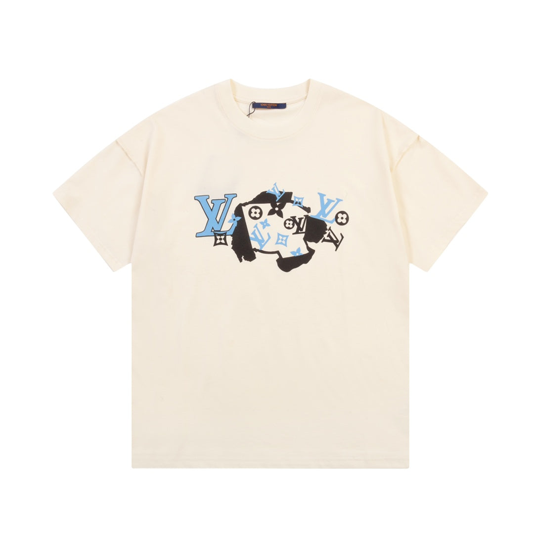 T-shirt à motif irrégulier