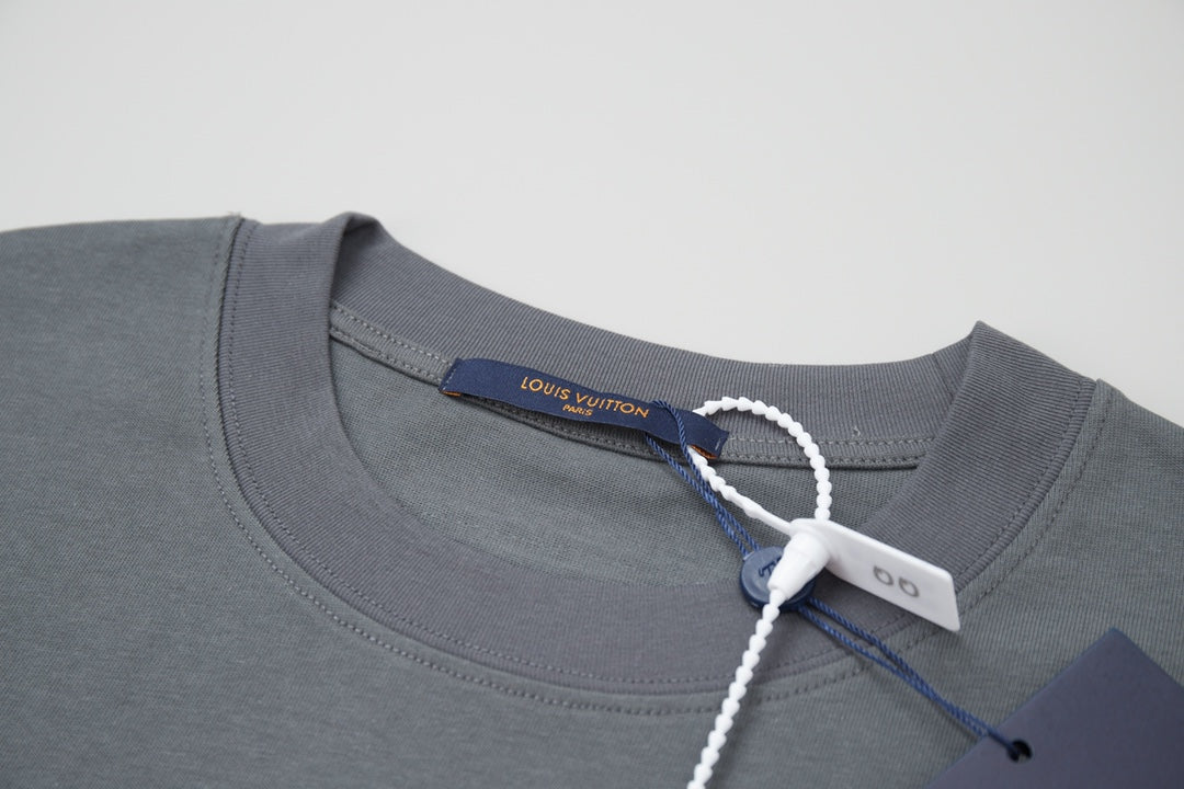 T-shirt à impression lettre simple