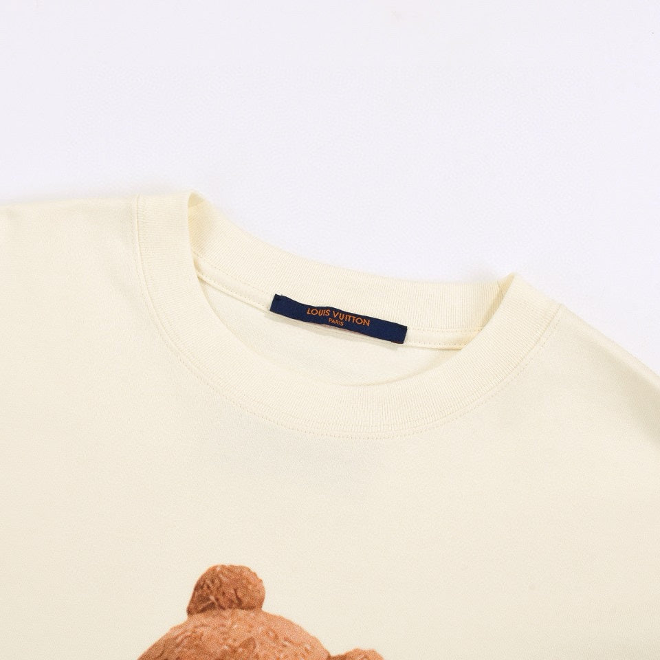 T-shirt mode imprimé ours