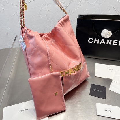 Sac shopping en cuir huilé 22s