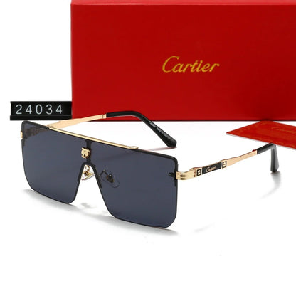 Nouvelles lunettes de soleil oversize sans monture pour hommes et femmes