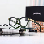 Retro Square Acetate Frame Sunglasses - 0758