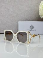 6 Color Square Chain Temple Sunglasses - VE4502U