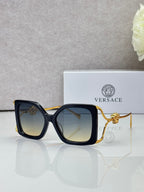 6 Color Square Chain Temple Sunglasses - VE4502U