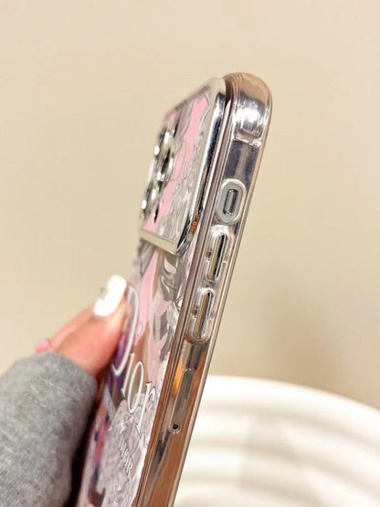 Funda de silicona con diseño de pintura al óleo mona