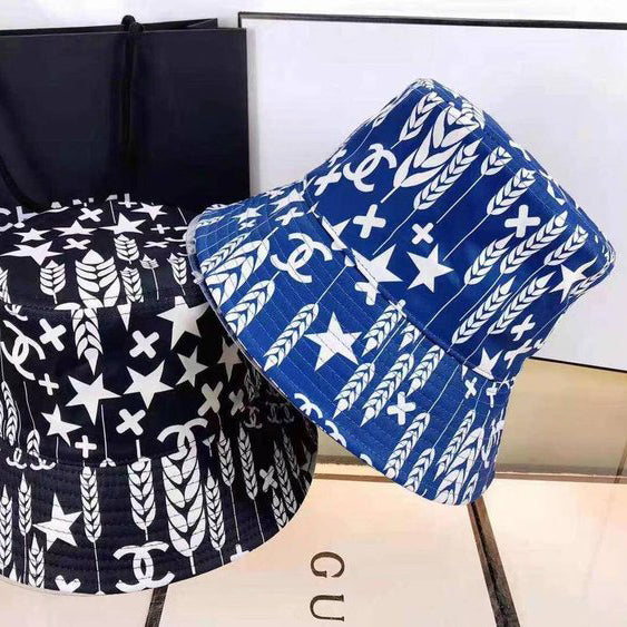 Gorro tipo pescador de trigo con estrella personalizado