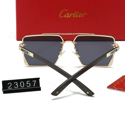 Lunettes de soleil rétro en métal