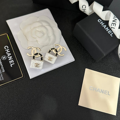 Nouvelles boucles d'oreilles pendentifs sac à main mode