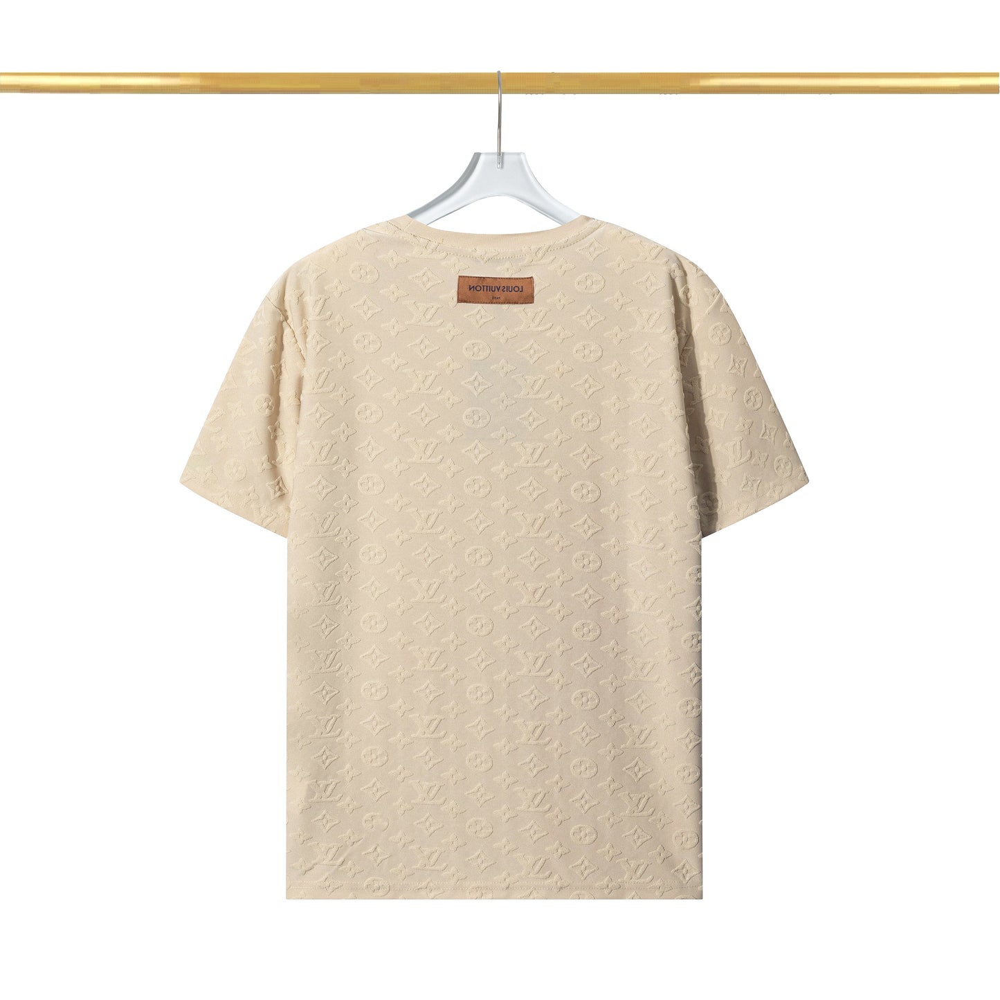 T-shirt en coton molletonné à carreaux