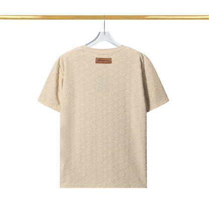 T-shirt en coton molletonné à carreaux