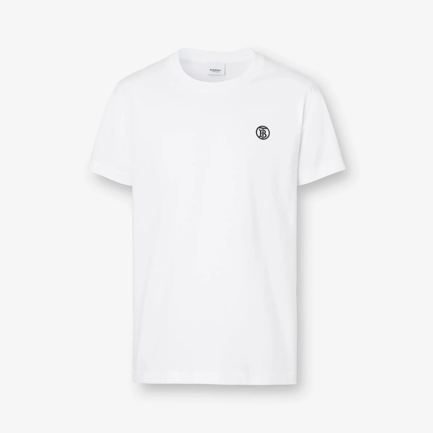 T-shirt en coton à motif de monogramme