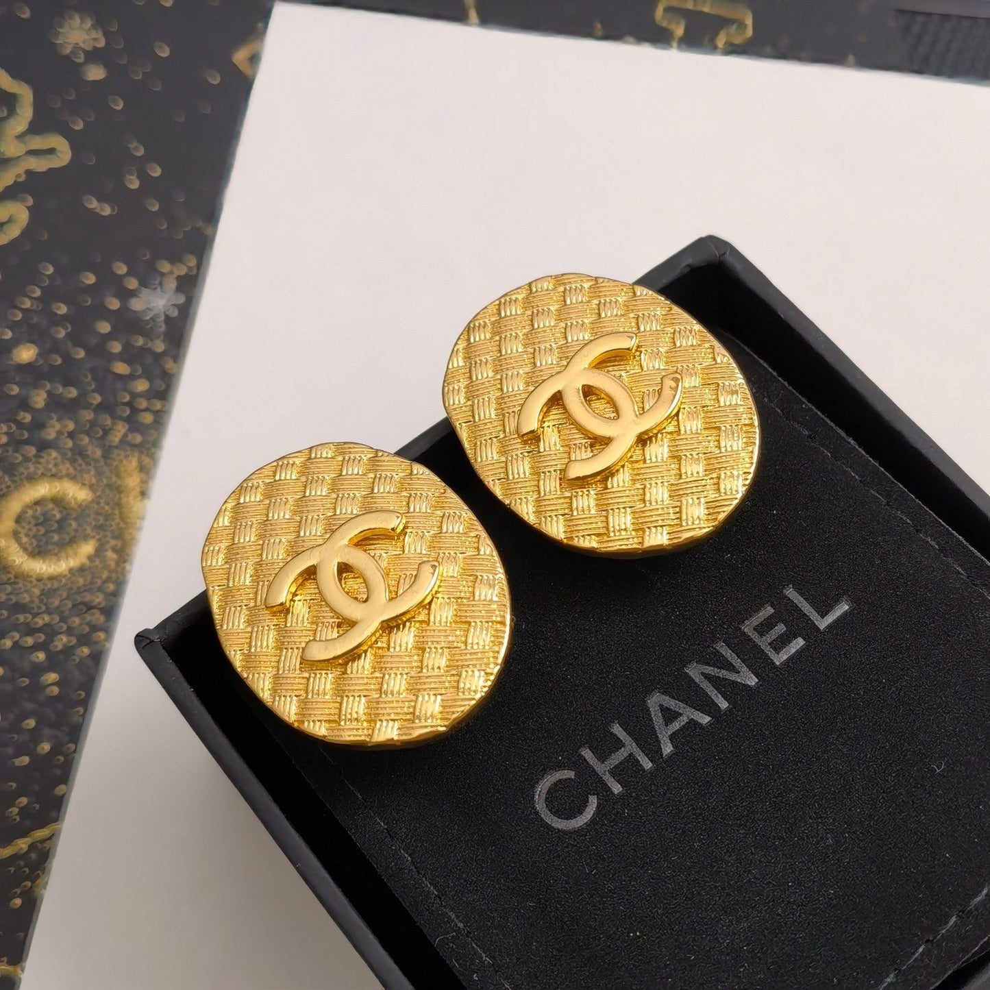 Pendientes de oro vintage