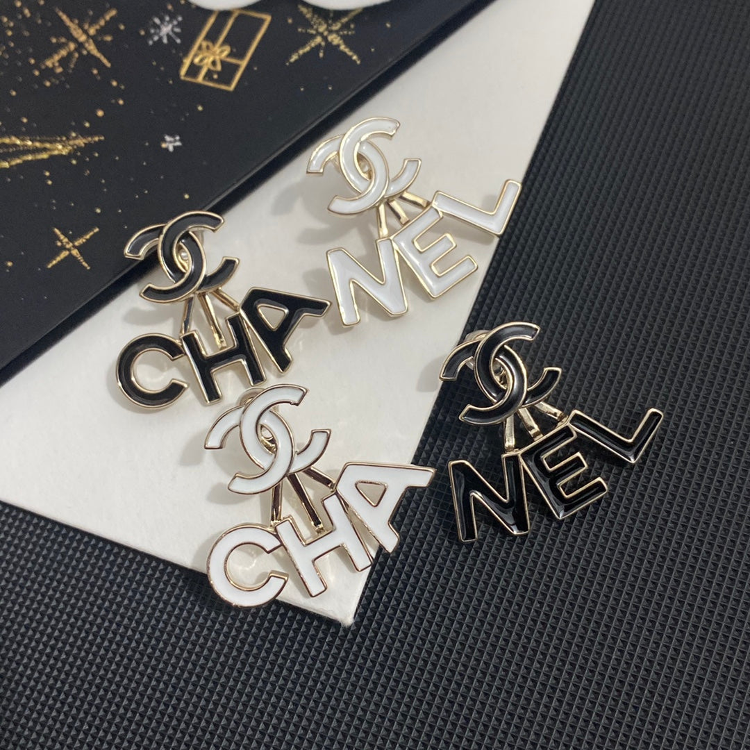 Pendientes Colgantes con Iniciales de Moda