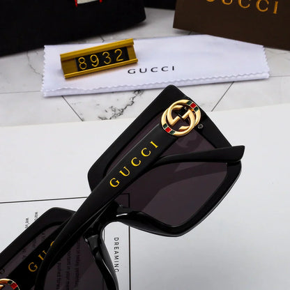 4 couleurs style coréen grandes lunettes de soleil tendance 8932