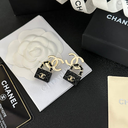 Nouvelles boucles d'oreilles pendentifs sac à main mode
