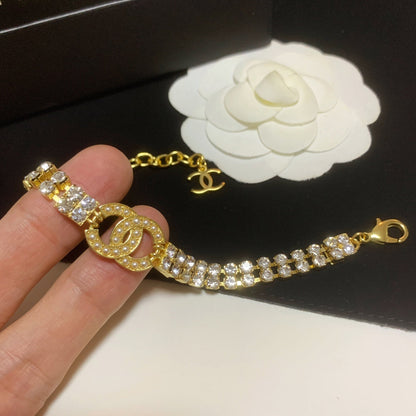 Bracelet ajustable Double Cristal Diamant