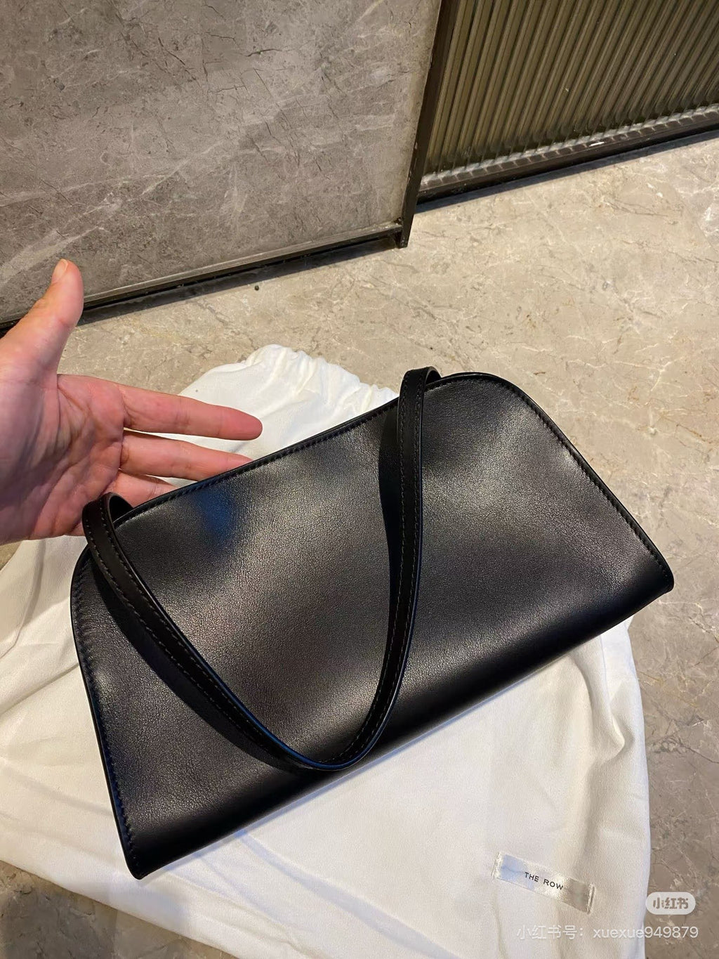 Minimalist Taupe Brown Shoulder Bag