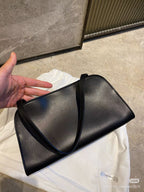 Minimalist Taupe Brown Shoulder Bag