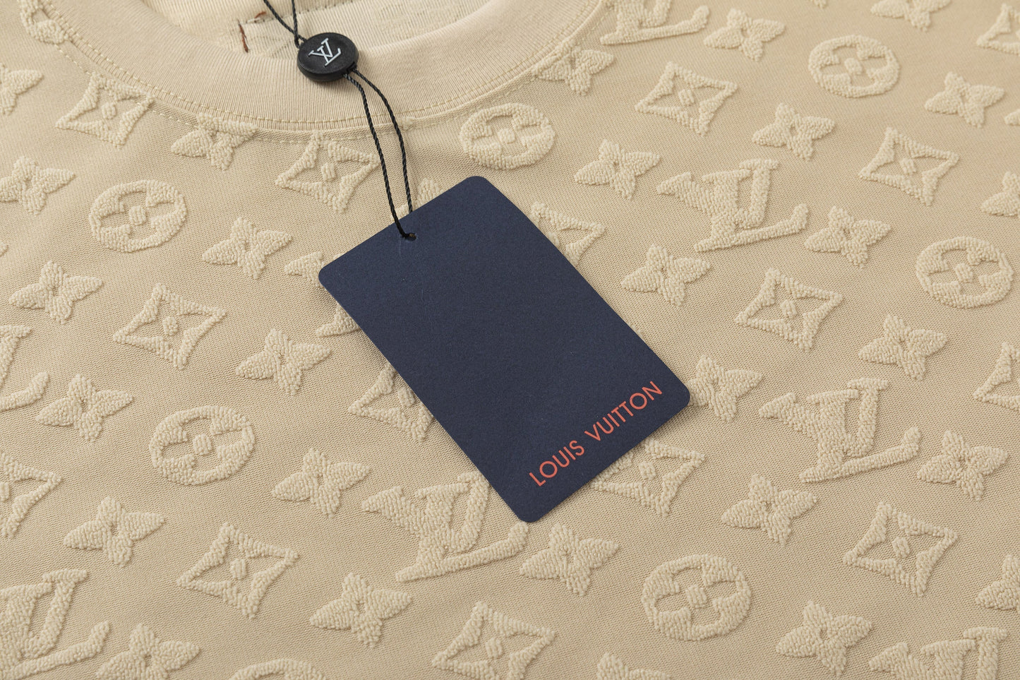 T-shirt en coton molletonné à carreaux