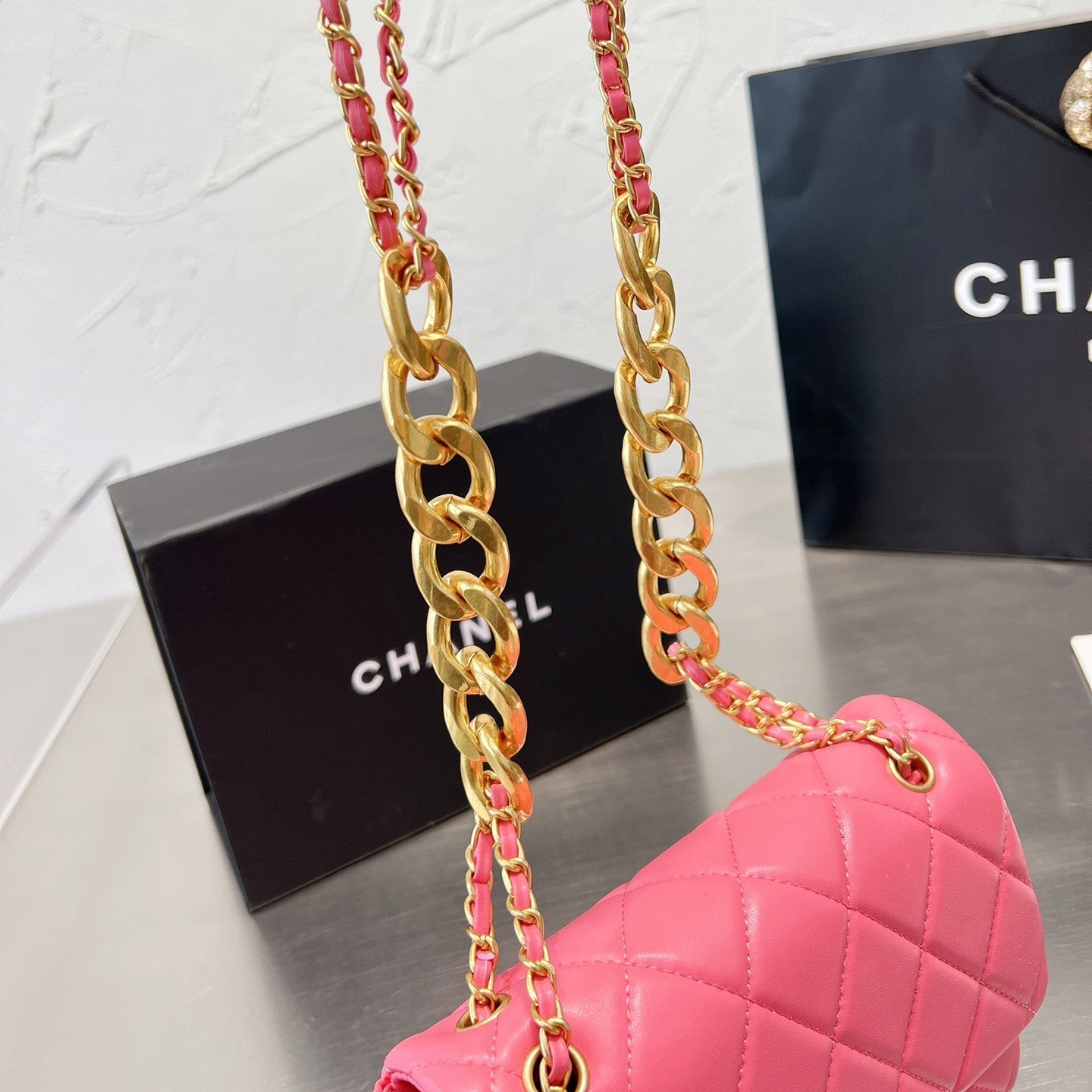 Sac carré Creative Chain