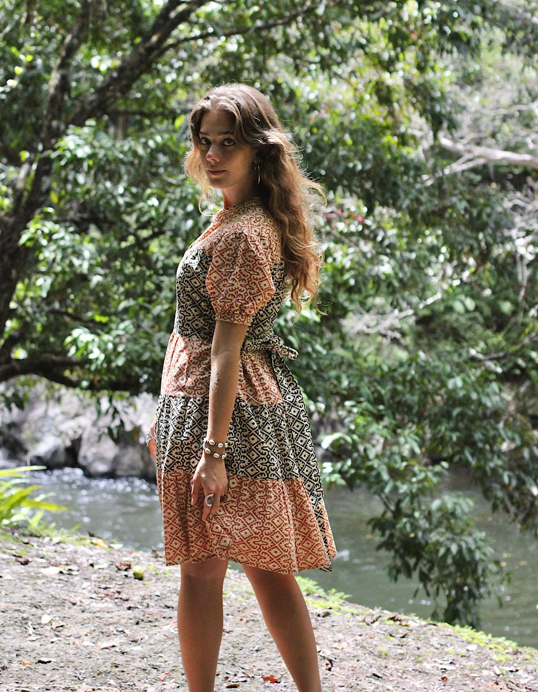 Robe courte Piya en Taal