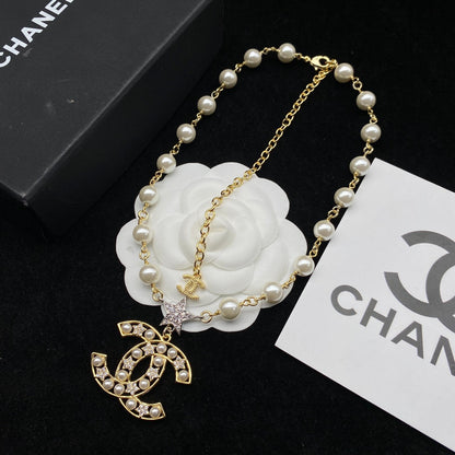 Collier ajustable de perles tempérament étoile