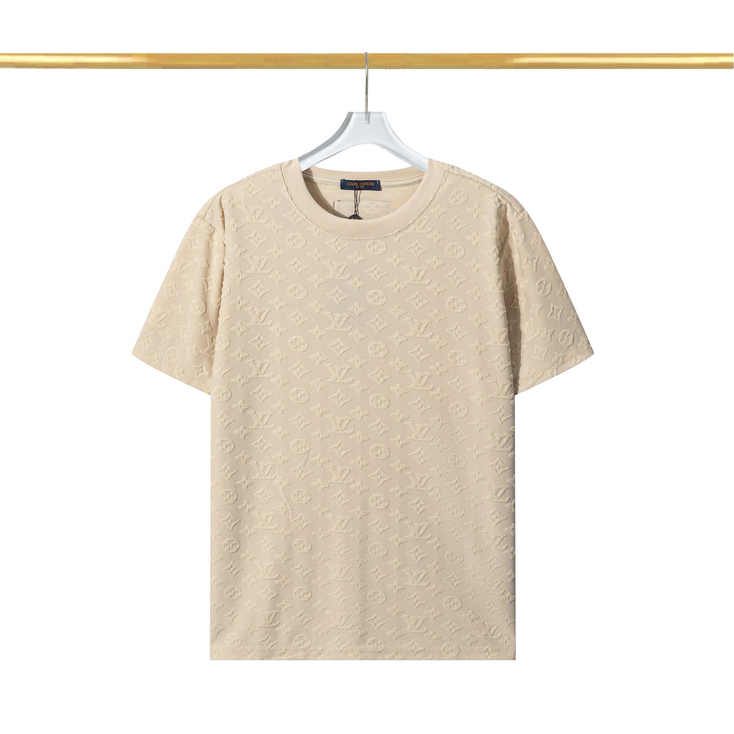 T-shirt en coton molletonné à carreaux