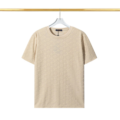 T-shirt en coton molletonné à carreaux