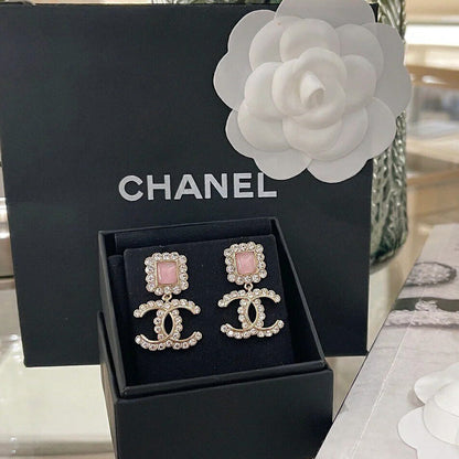 Boucles d'oreilles en cristal exquis