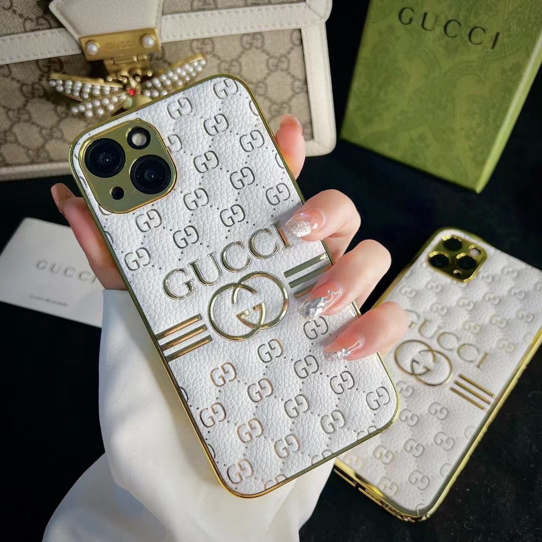 Étui en cuir bronzé électrolytique