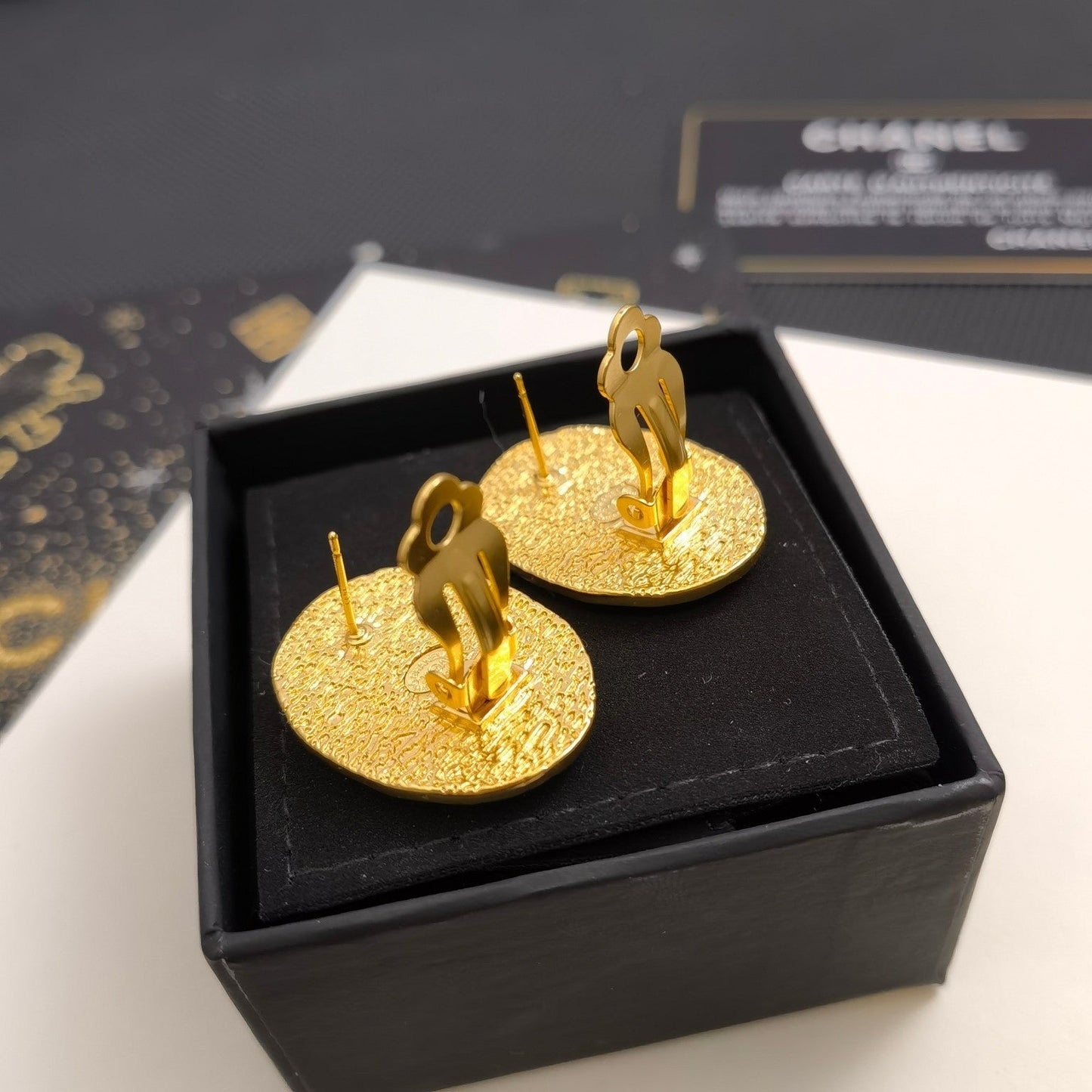 Pendientes de oro vintage