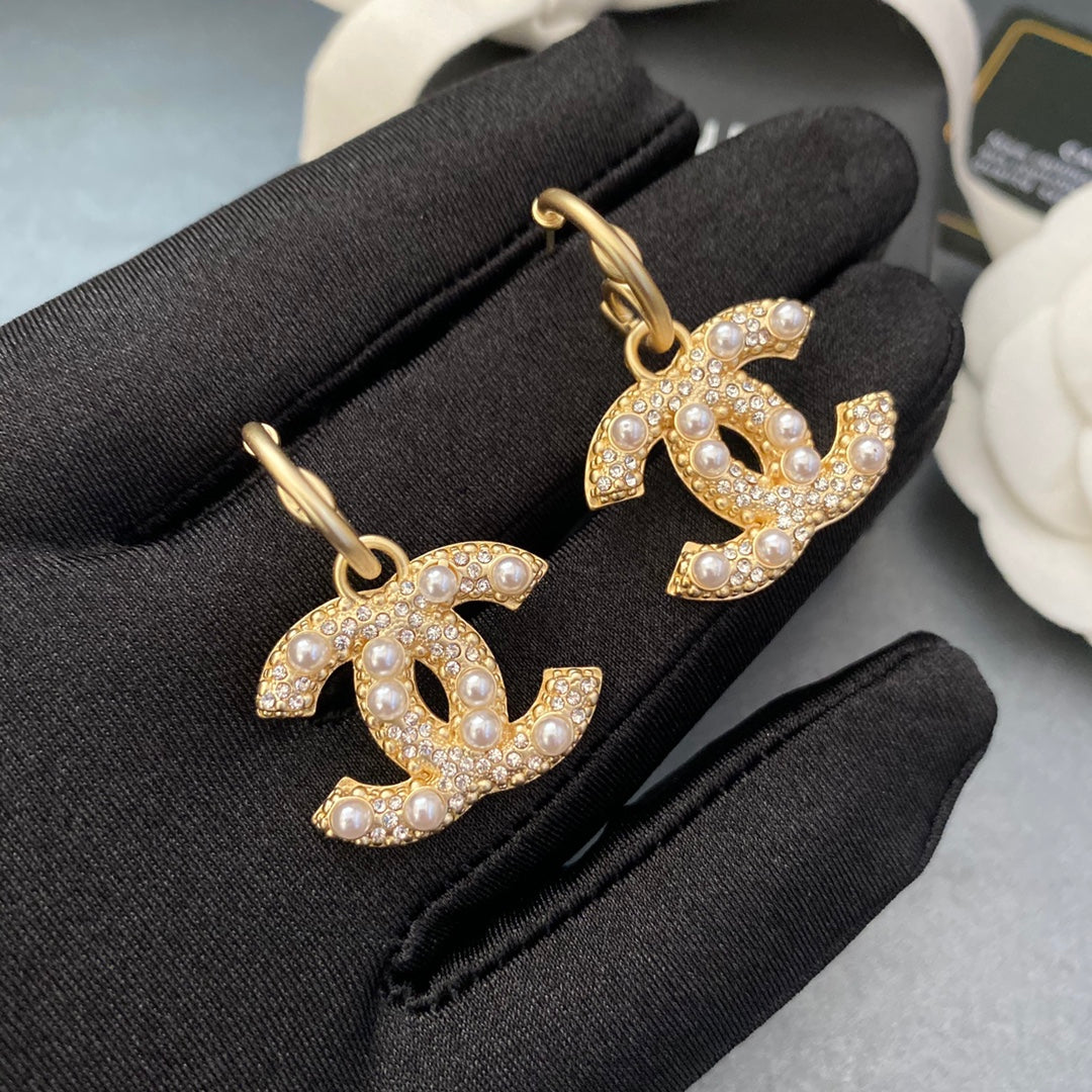 Boucles d'oreilles mode perles