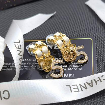 Pendientes Modernos de Piel y Metal (5 unidades)